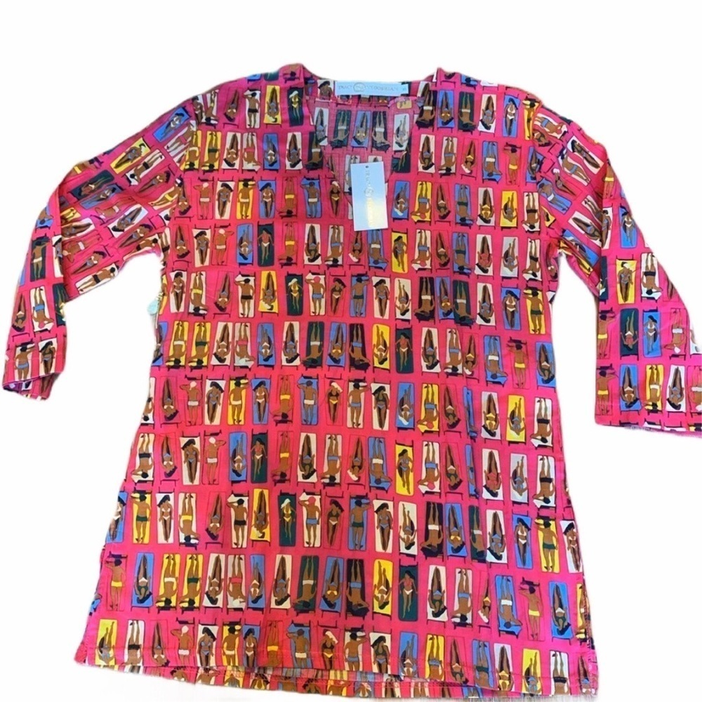 Tracy Negoshian Katlin Swim Cover-Up Or Tunic - Picture 3 of 4